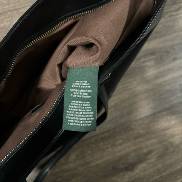 Ralph Lauren black leather bag - Picture 10 of 11